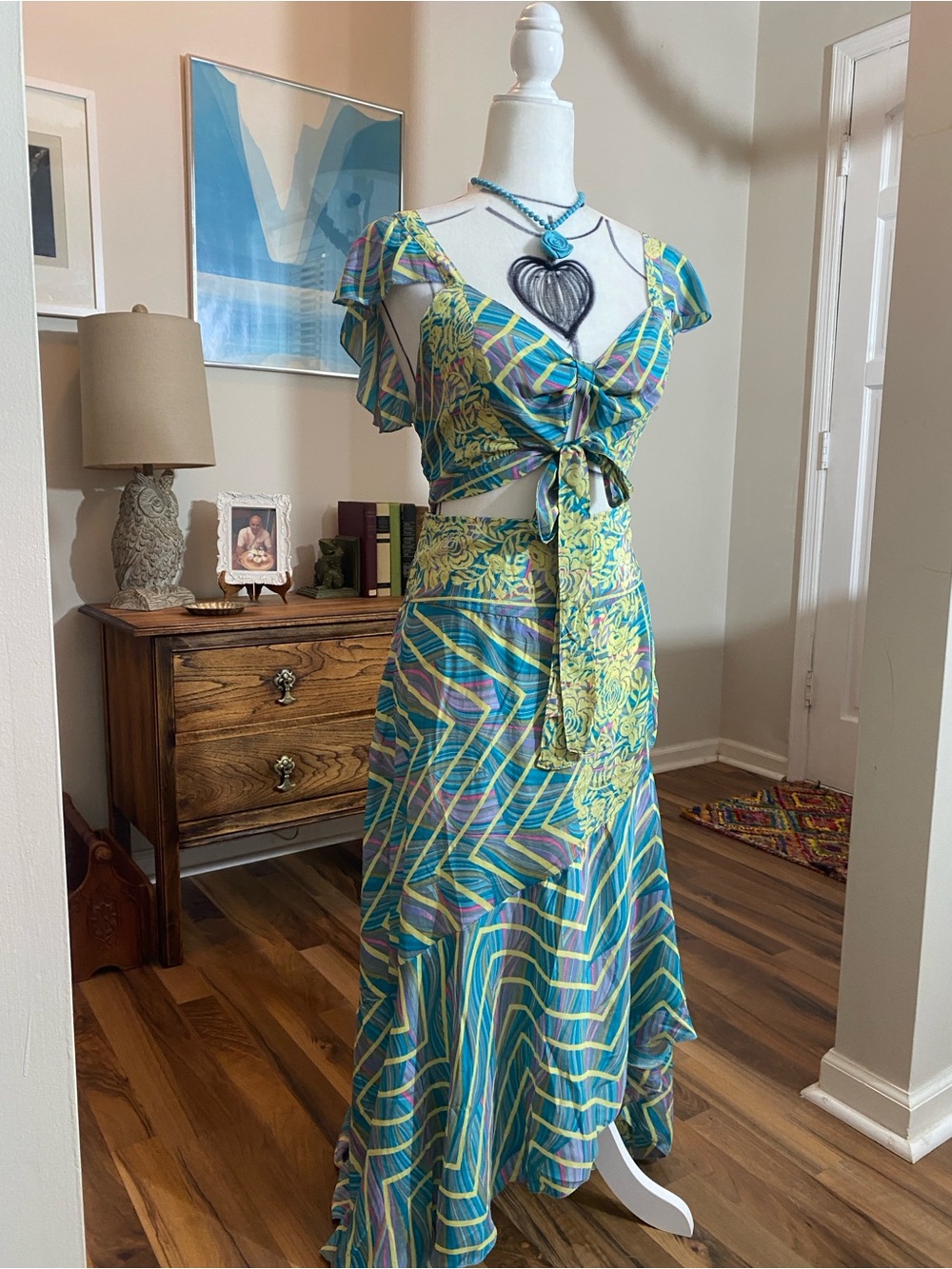 India Boutique skirt and top set